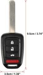 Keyless Entry Remote Car Key Fob 433Mhz 4 Button MLBHLIK6-1TA for Honda Accord 2016 2017 for Honda Civic 2016-2020