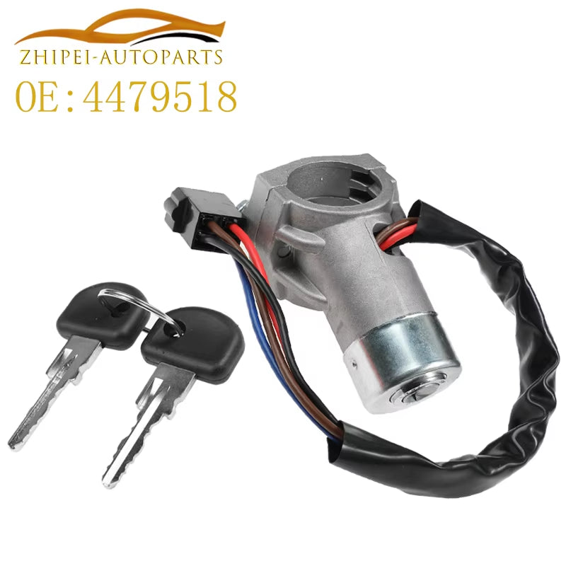 4479518 Ignition Lock Cylinder & Switch Key Car 4354118 4162FL for Fiat Panda Ducato Citroen C25 for Peugeot J5 1981-1994