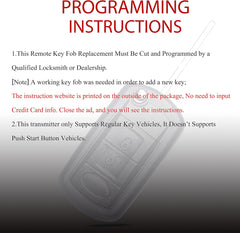 Key Fob Remote Replacement Fits for Land Rover Range Rover 2006 2007 2008 2009 2010/Range Rover Sport 2006-2011/LR3 2005-2009 FCC ID:NT8-15K6014CFFTXA Keyless Entry Remote Control Flip Key