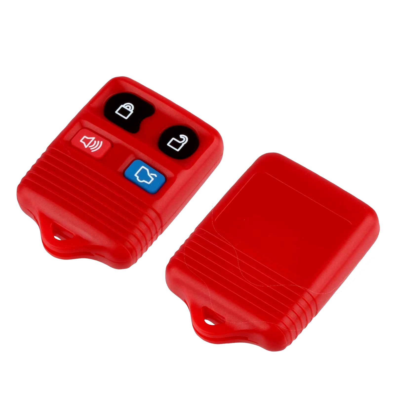 3/4 Button Red Key Shell Remote Key Fob Case No Circuit Board for Ford Mustang Focus Lincoln LS Town Car Mercury Grand Marquis