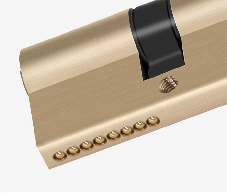 Brass Door Lock Cylinder Lengthened 65 70 80 90 Mm Full Size Biased Lock Core Anti-Theft Entrance Lock Part