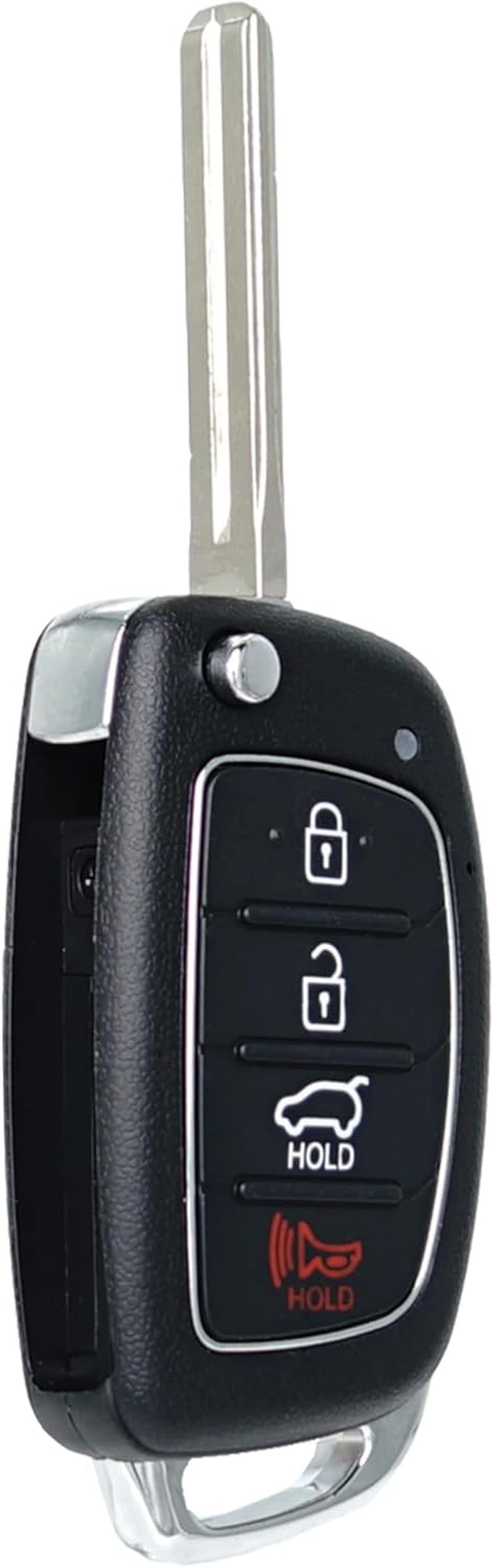 Key Fob Keyless Entry Fits for Hyundai Sonata 2014 2015 2016 2017 Remote Control Flip Key Replacement TQ8-RKE-4F16 95430-C1010 4 Button 46 Chip