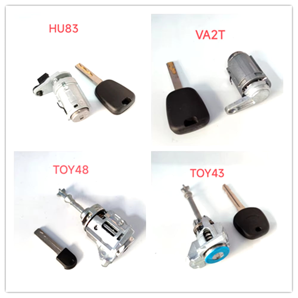 Car Key Door Lock Left Right Door Lock Cylinder Key for Hu66 Hu101Hu100R Hu100 Hy22 Hon66 Nsn14 Fo21 Toy43 Hu83 Va2T Toy48 Sip22