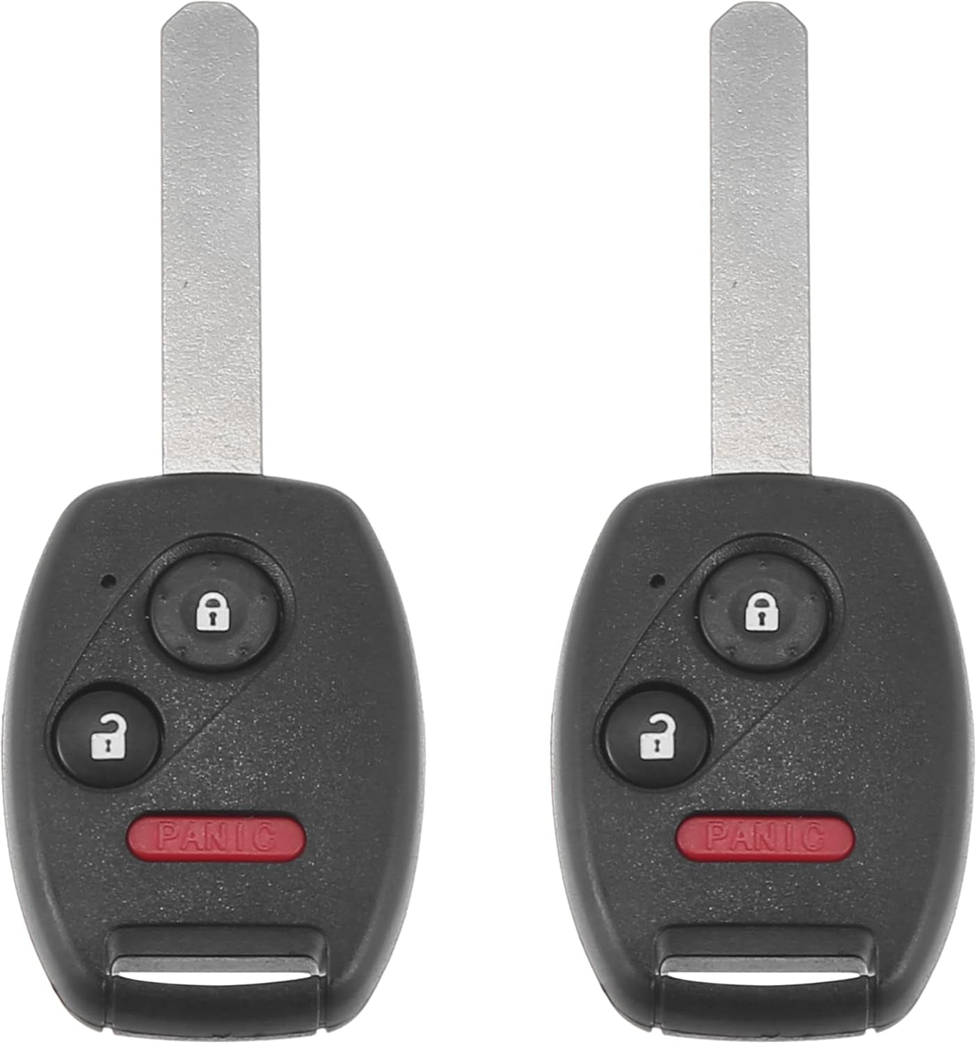 2Pcs 313.8Mhz N5F-S0084A Replacement Smart Proximity Keyless Entry Remote Key Fob for Honda Civic LX NGV Odyssey LX 2006-2017 3 Buttons Control Uncut Car Ignition Key 46 Chip