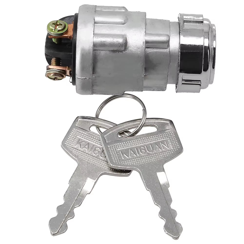 Universal Car Boat 12V 3 Position Ignition on /OFF /Start Ignition Switch Lock with 2 Keys Ignition Key Lock Starter Switch