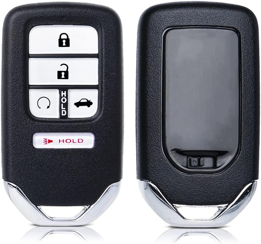 Key Fob Remote Replacement Fits for Honda Civic 2016 2017 2018 2019 2020 2021 KR5V2X Smart Proximity Keyless Entry Remote Control Uncut 5 Buttons 433Mhz (72147-TBA-A11)