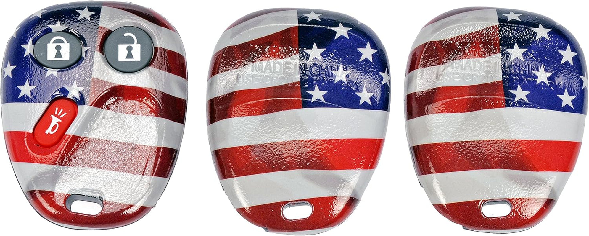 13618US Keyless Entry Transmitter Cover Compatible with Select Models, Red; White; Blue