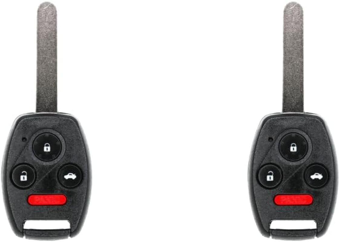 Replacement Keyless Remote Head Key Fob for Honda CR-V 2005-2006 FCC OUCG8D-380H-A OUCG8D380HA Part Number 35111-S9A-305 35111S9A305 Pack of 2