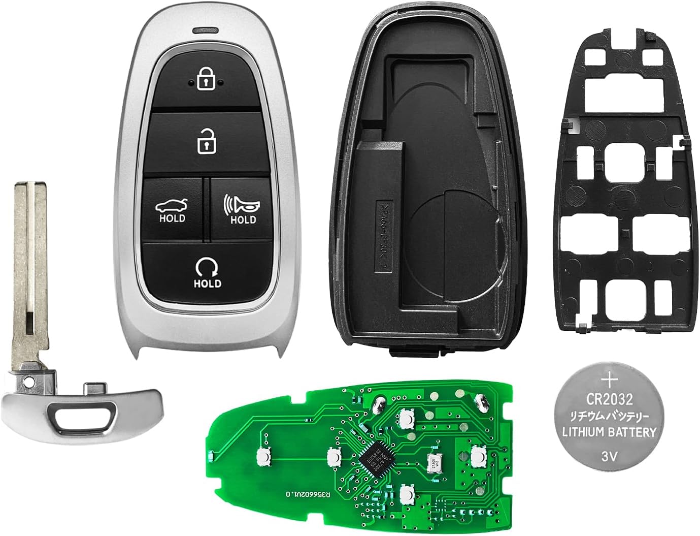 Replacement for 2020 2021 2022 2023 2024 Hyundai Sonata Sport Key Fob Remote Control TQ8-F08-4F27 5 Buttons 434Mhz