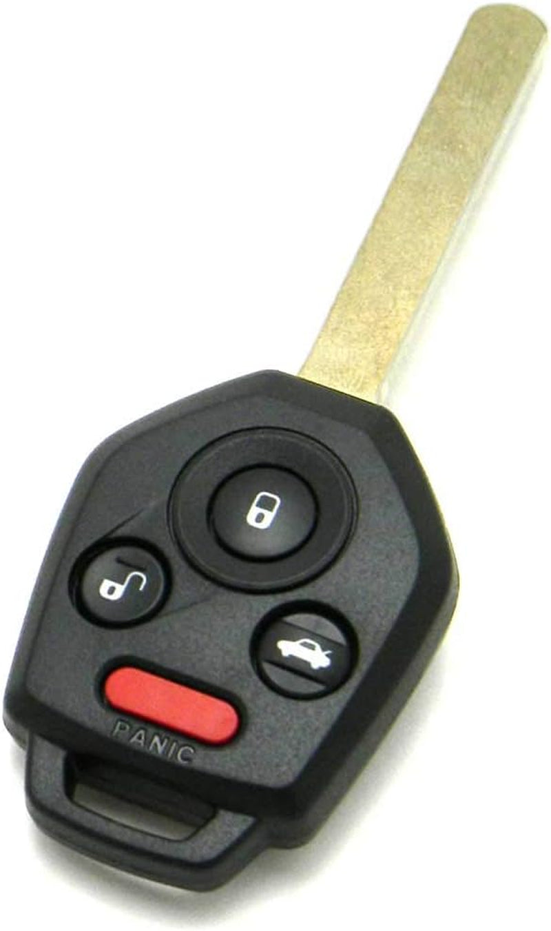 OEM Electronic 4-Button Remote Head Key Fob Compatible with 2011-2014 Subaru Legacy Outback (FCC ID: CWTWB1U811, P/N: 57497-AJ10A)