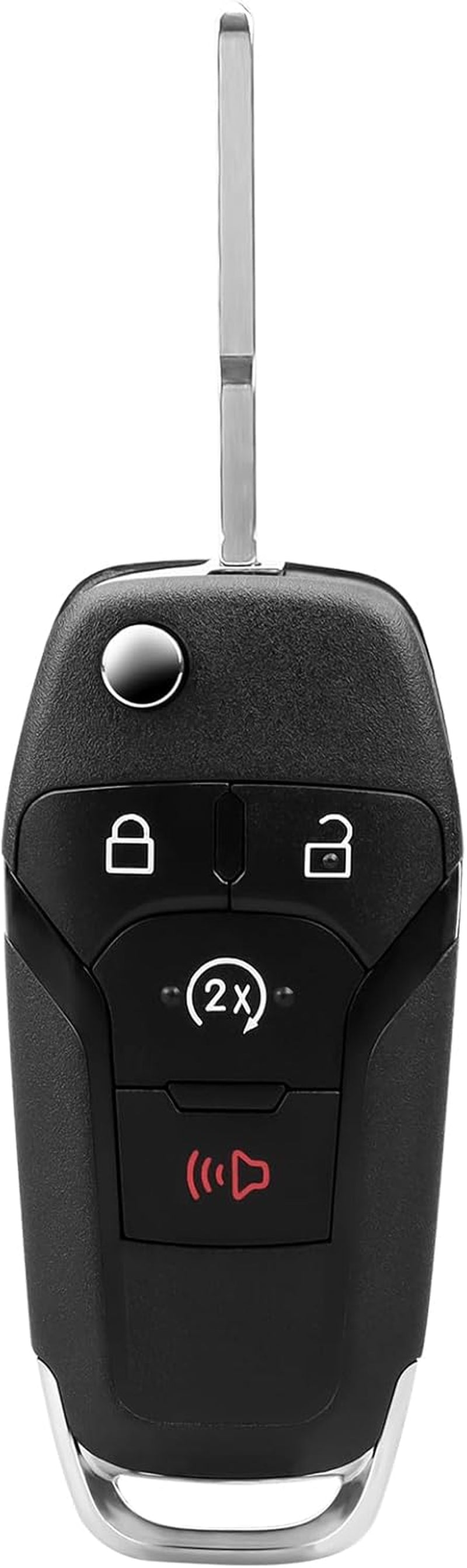 Flip Key Fob Keyless Entry Remote Control N5F-A08TDA for 2015 2017 2016 2017 2018 2019 2020 Ford F150 F250 F350 F450 F550 Super Duty Ranger XLT Raptor, 164-R8134 4-Button FSK 902Mhz 49 Chip