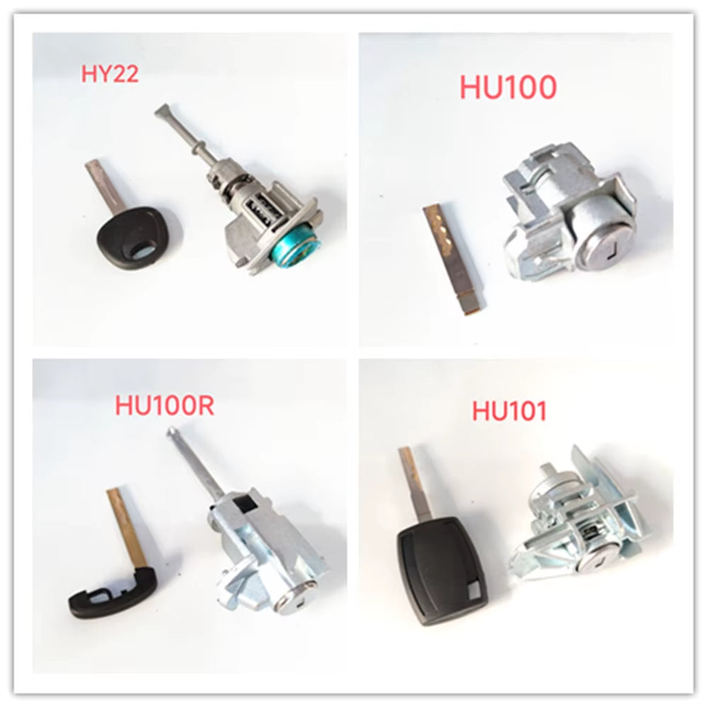 Car Key Door Lock Left Right Door Lock Cylinder Key for Hu66 Hu101Hu100R Hu100 Hy22 Hon66 Nsn14 Fo21 Toy43 Hu83 Va2T Toy48 Sip22