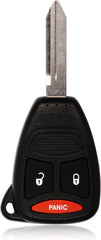 Car Key Fob Remote Keyless Entry Control KOBDT04A 315Mhz 3 Button Replacement for 2004-2013 Dodge Caliber Dakota Durango Magnum Nitro Ram Mitsubishi Raider