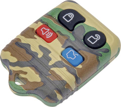 13607GNC Keyless Entry Transmitter Cover Compatible with Select Ford / Lincoln / Mercury Models, Green Woodland Camouflage