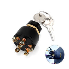 12V 3 Way Ignition Starter Switch with 2Keys for Mariner & Mercury Outboards with a Electric Choke Push to Choke