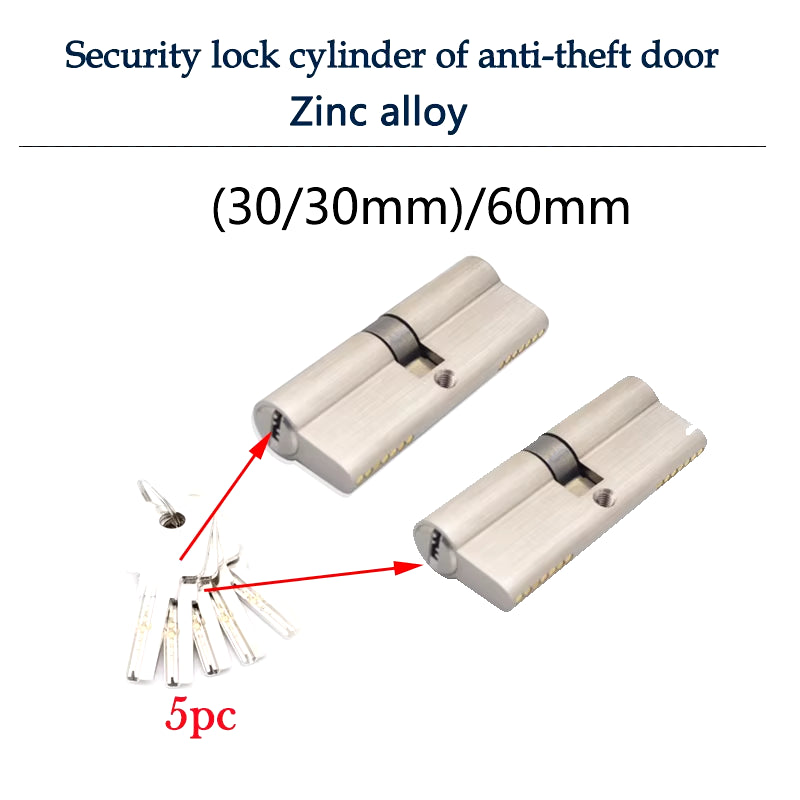 Smart Lock Door Cylinder Locker Cylinder Door with Master Key Indoor Entrance Door Lock 60Mm 70Mm 80Mm Me Key Customize