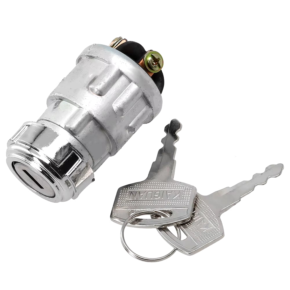 Universal Car Boat 12V 3 Position Ignition on /OFF /Start Ignition Switch Lock with 2 Keys Ignition Key Lock Starter Switch