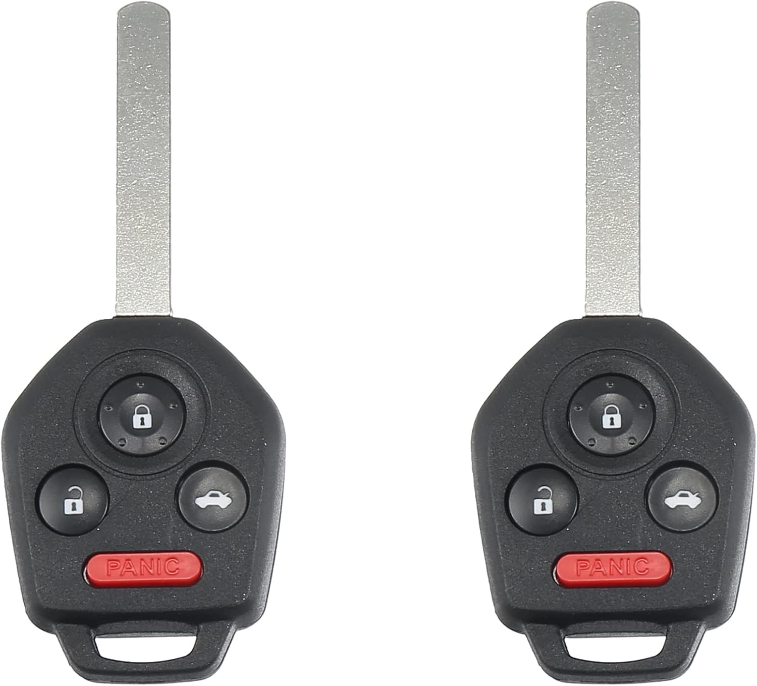 2Pcs 433Mhz 4 Button CWTWBU766 Proximity Smart Keyless Entry Remote Control Key Fob for Subaru Outback 2010-2014 Legacy 2010-2014 4D60 Chip