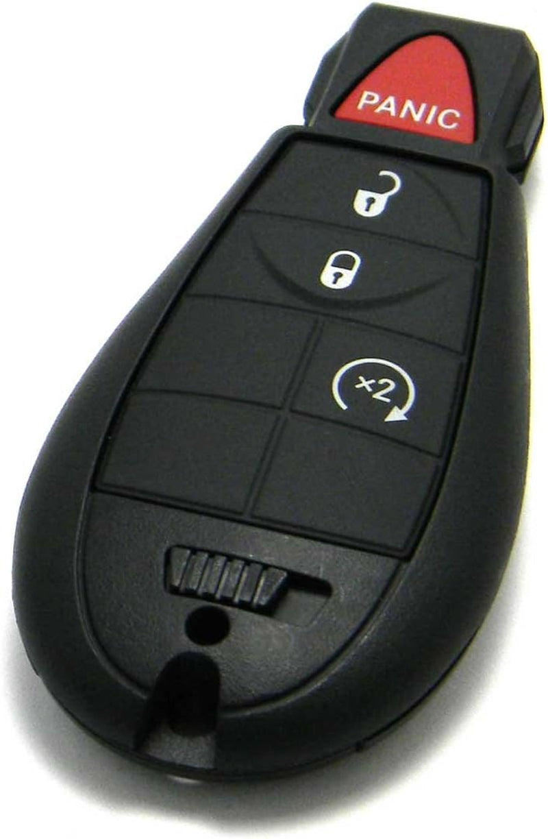 OEM Dodge Keyless Entry Remote Fob 4-Button Fobik Smart Key (FCC ID: GQ4-53T / P/N: 56046955)