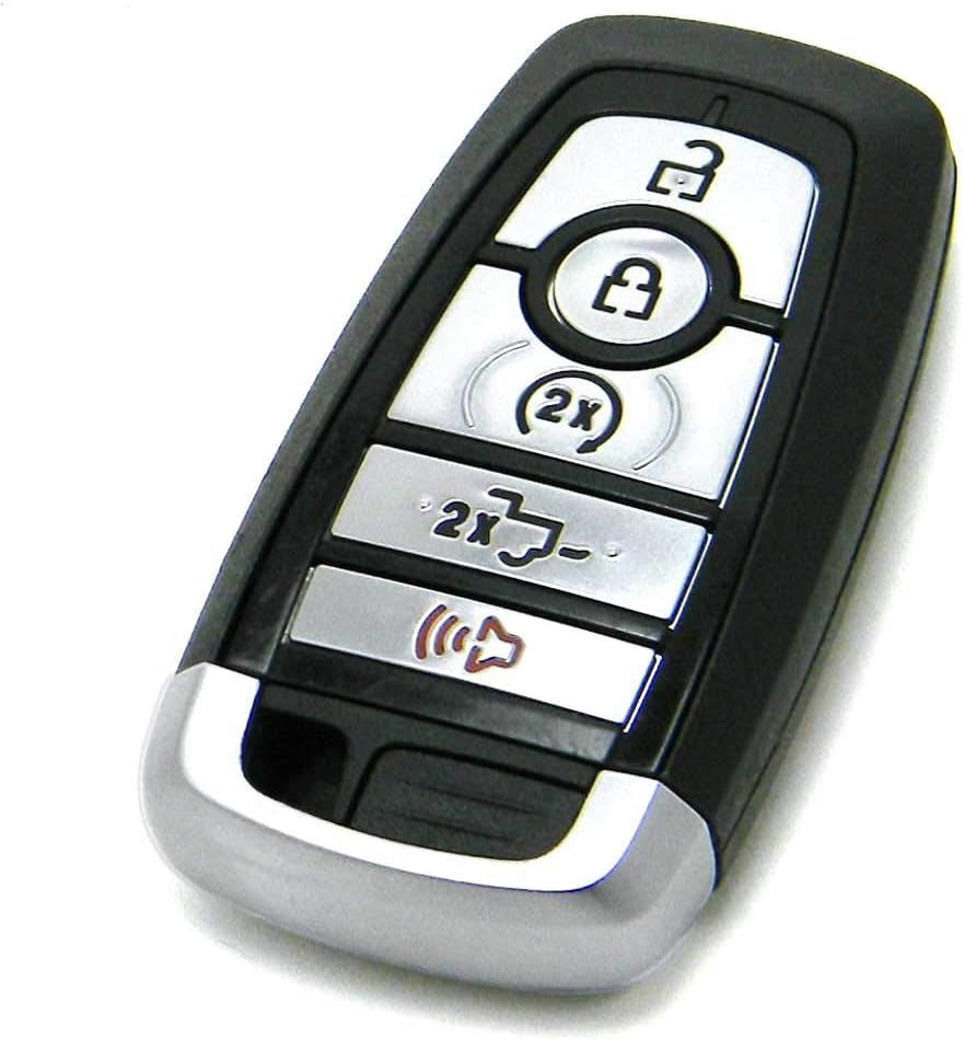 OEM 5-Button Smart Key Fob Remote Compatible with 2017-2020  F-Series Truck (FCC ID: M3N-A2C93142600, P/N: 164-R8166, HC3T-15K601-BB)